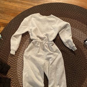 boohoo one piece track suit